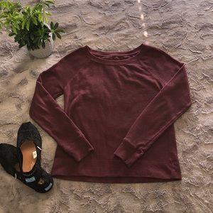 Merona women’s burgundy small crew neck sweatshirt